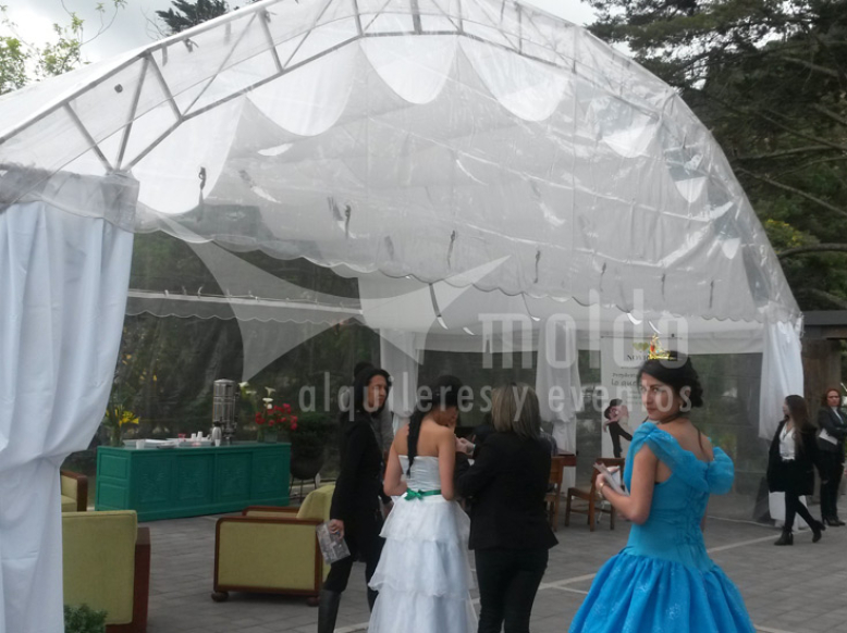 Pabellones 10mt X 6mt hangar modular transparente