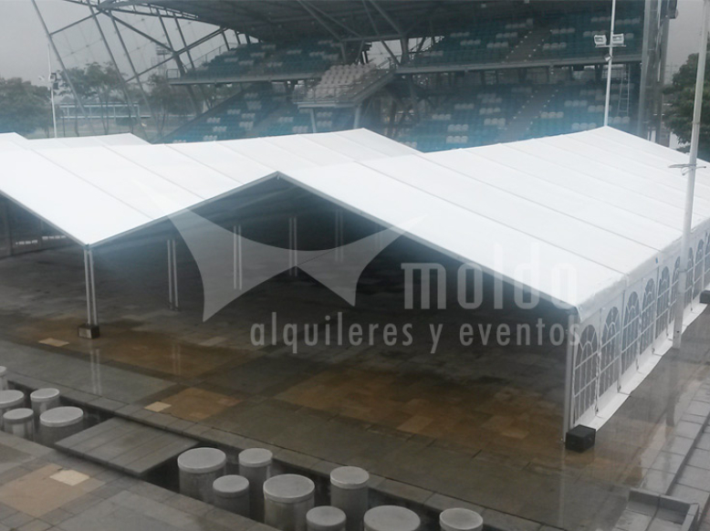 Pabellones 12mt x 6mt importados 2 aguas