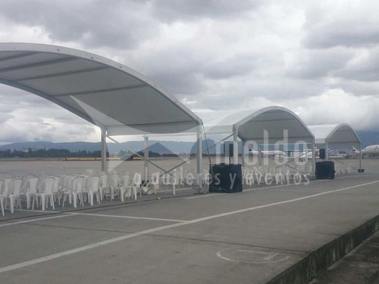 Pabellones 12mt x 5mt importado hangar modular